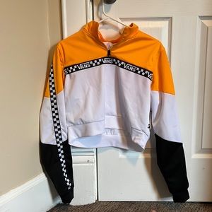 Vans cropped half zip in medium